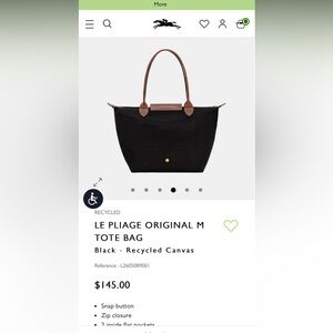 COPY - Longchamp LE PLIAGE ORIGINAL M TOTE BAG